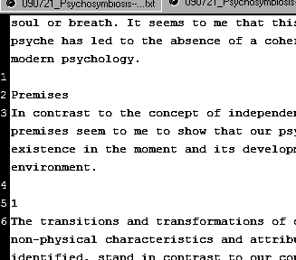 Psychosymbiosis.